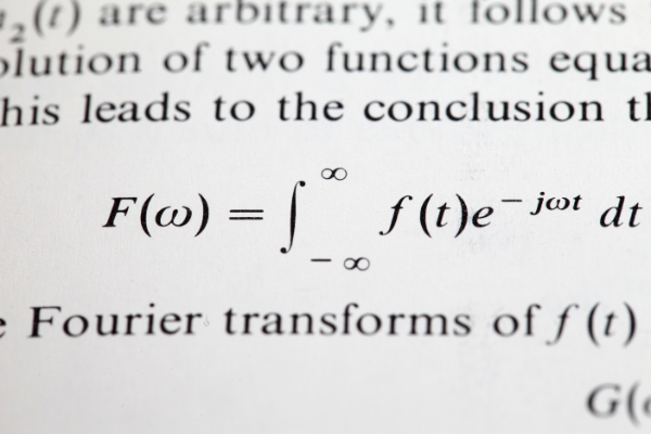 Fourier transform mathematical formula